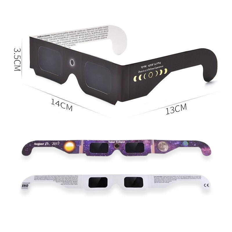 Lunettes d'éclipse solaire certifiées ISO