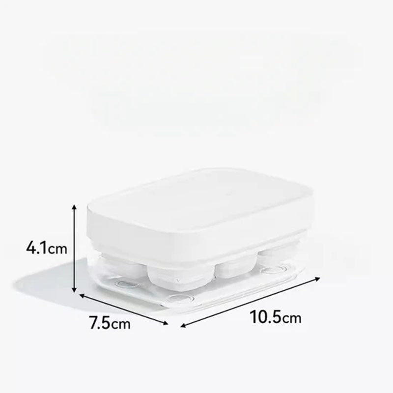Mini-bac à glaçons à 6 compartiments, adapté au contact alimentaire et facile à démouler