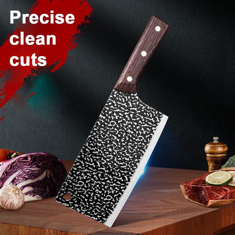 🔥SOLDES EXCEPTIONNELS : 50 % DE RÉDUCTION ! 🔪🌟🍳Couteau de cuisine forgé, tranchant et résistant✂️🥩