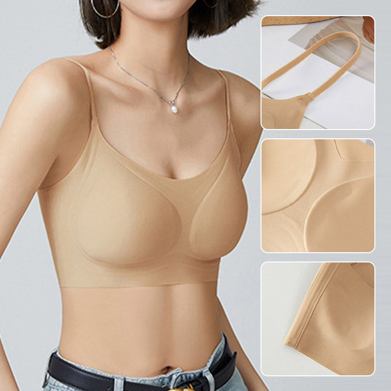 Soutien-gorge push-up sans armatures, respirant et sans coutures pour femmes