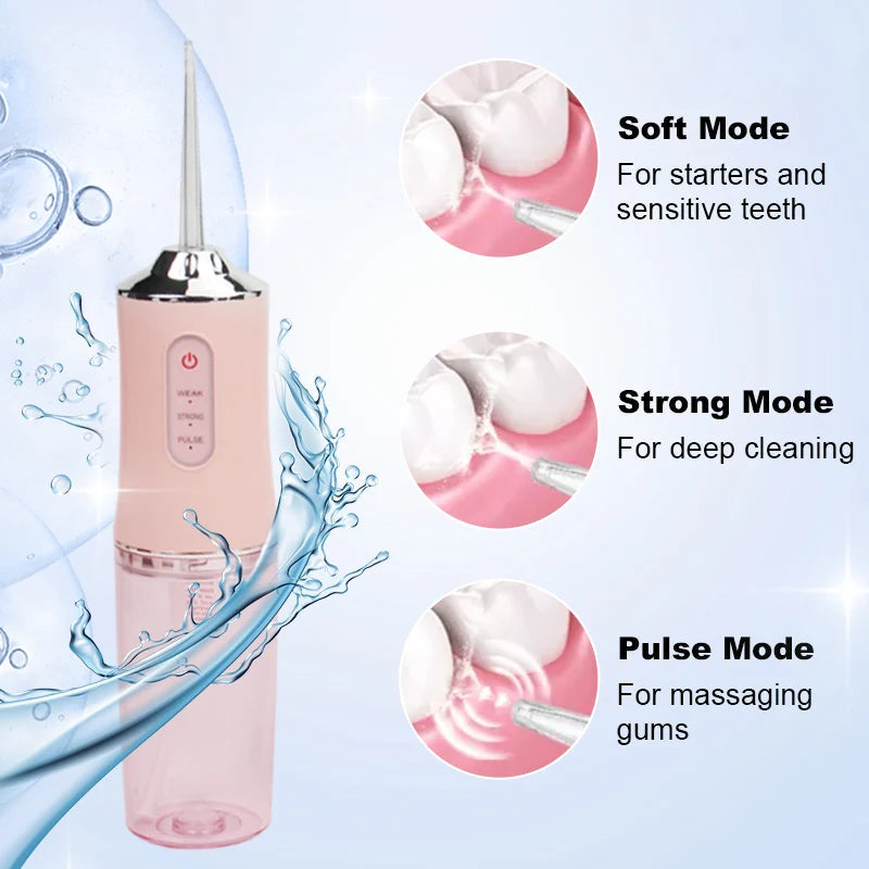 📢📢50 %  DE RÉDUCTION !! ⏰🦷 Hydropulseur Dentaire Électrique à Impulsion – Nettoyage en Profondeur 💦 🎉