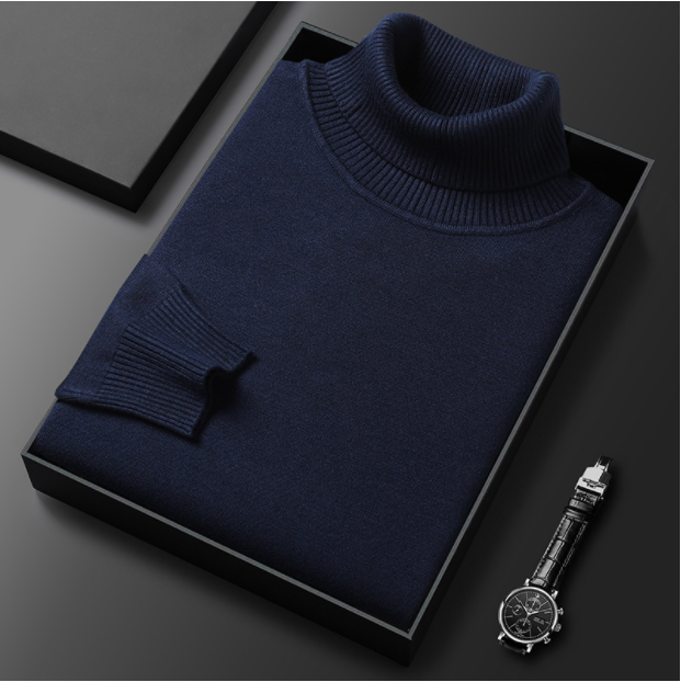 ✨Nouvel Arrivage✨ Pull en cachemire Premium de couleur unie pour hommes - Achetez-en deux et bénéficiez de la livraison gratuite