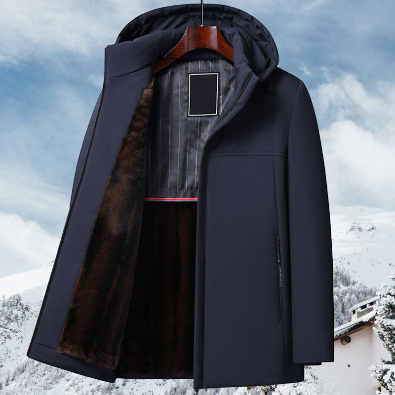 ❄️Offres spéciales hiver❄️Parka thermique épaisse à capuche pour homme
