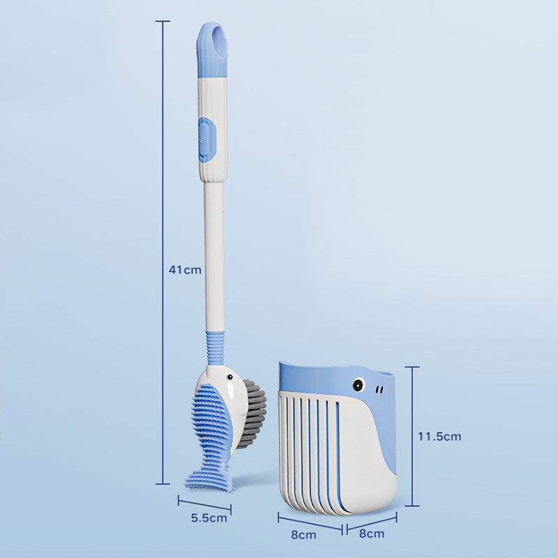 🩵🩵Ensemble de brosses de nettoyage murales à ventouse pour toilettes🩵🩵