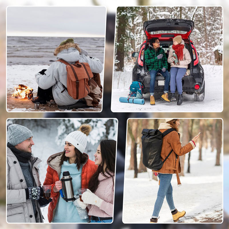 ❄️☃️Winter Offre spéciale-🔥🔥Dames casual chaud grand col de fourrure veste à capuche
