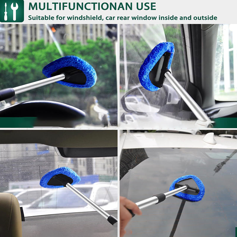 Kit de nettoyage pour pare-brise de voiture – Extensible et rotatif à 180°. À saisir ! Plus que 20 exemplaires, jusqu'à épuisement des stocks !