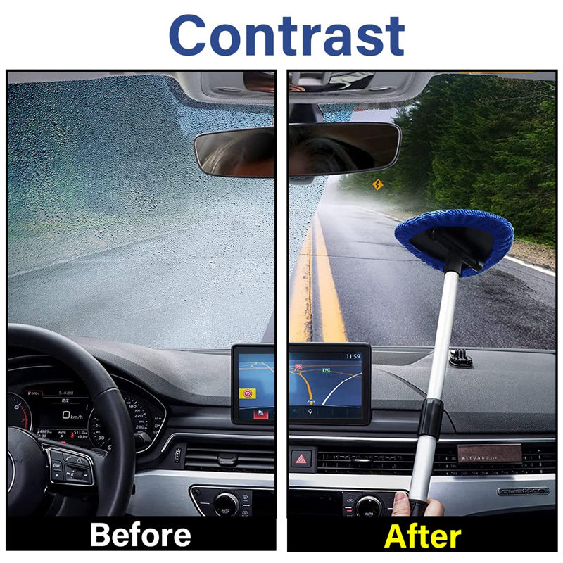 Kit de nettoyage pour pare-brise de voiture – Extensible et rotatif à 180°. À saisir ! Plus que 20 exemplaires, jusqu'à épuisement des stocks !