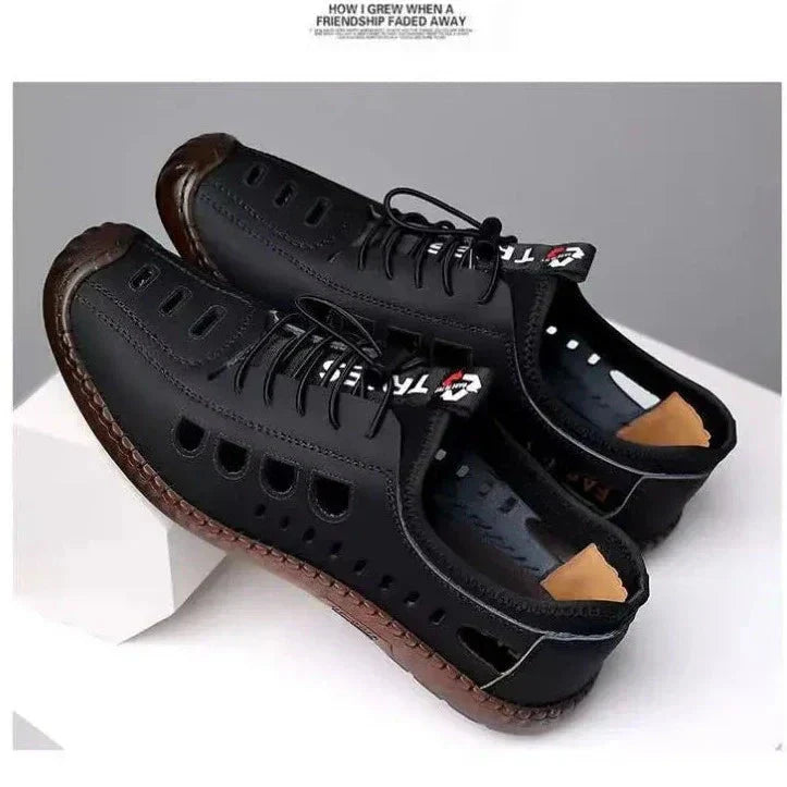 🎉Chaussures de randonnée creuses en cuir souple🎉 - Achetez-en 2, livraison gratuite