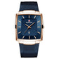 ⌚Montre à quartz pour hommes, ceinture en maille carrée ultra-mince