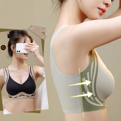 Soutien-gorge sans coutures avec effet push-up pour femme