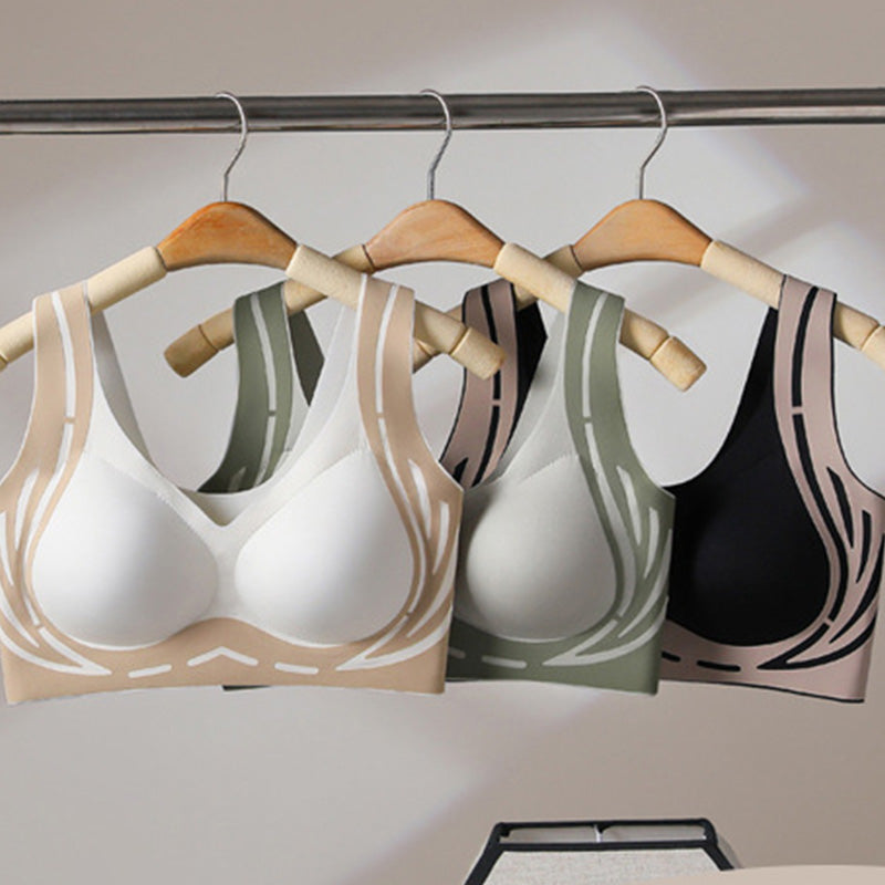 Soutien-gorge sans coutures avec effet push-up pour femme