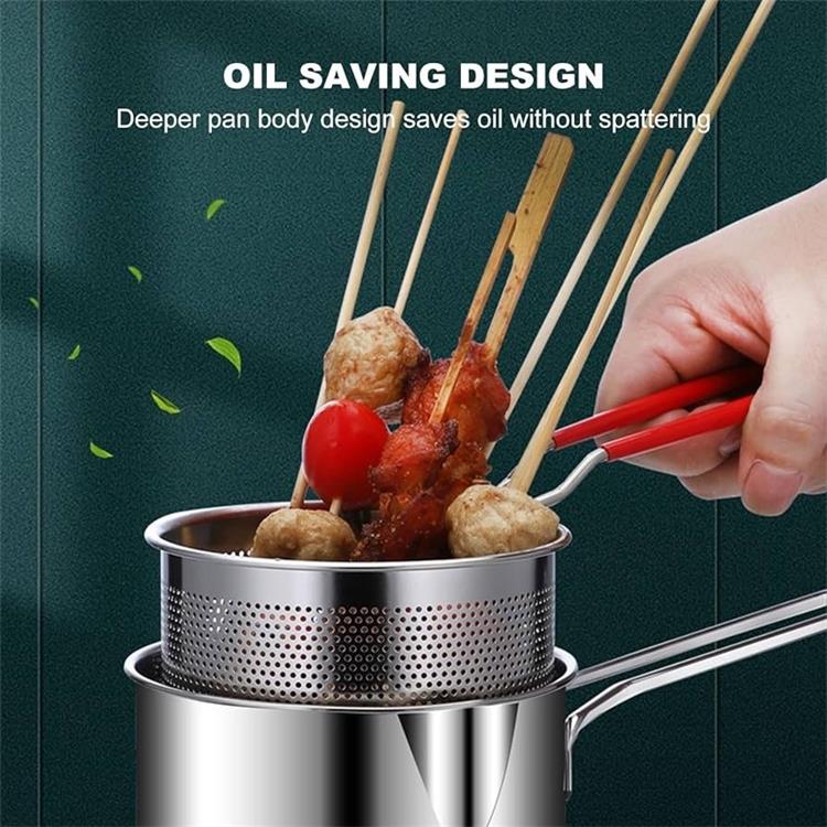 ✨50% DE RÉDUCTION✨Friteuse multifonctionnelle en acier inoxydable 304