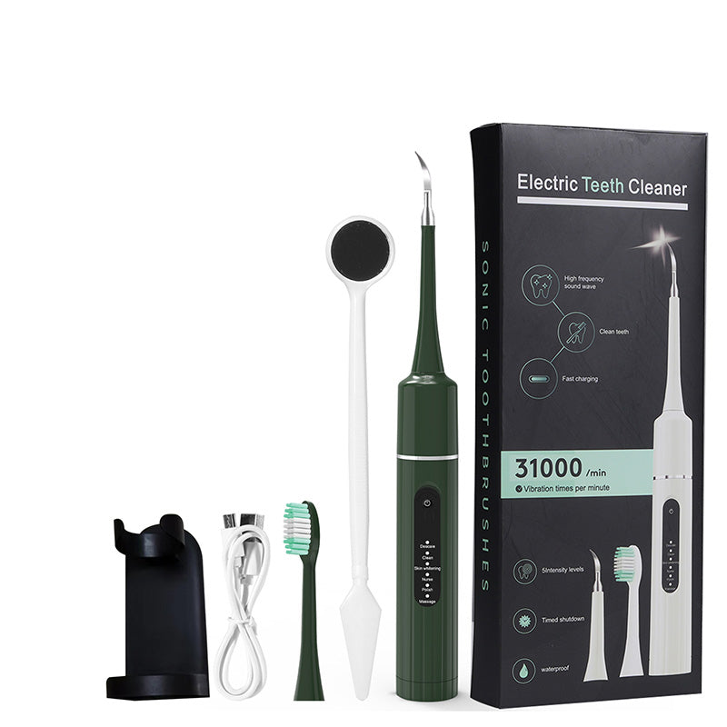 📢📢50 % de réduction !!!✨ Nettoyeur Dentaire Ultrasonique 5 en 1 - 3 Vitesses Réglables pour un Nettoyage Profond et Doux ✨📦