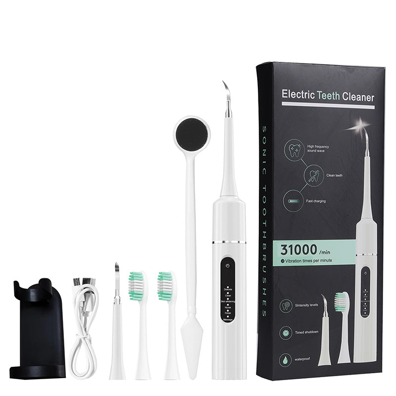 📢📢50 % de réduction !!!✨ Nettoyeur Dentaire Ultrasonique 5 en 1 - 3 Vitesses Réglables pour un Nettoyage Profond et Doux ✨📦