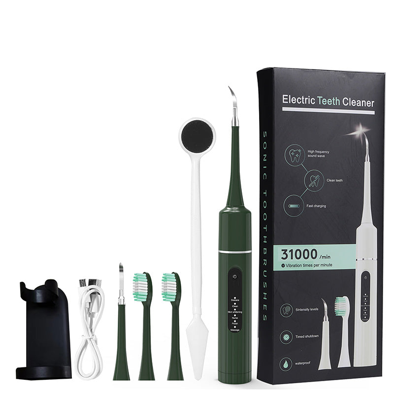 📢📢50 % de réduction !!!✨ Nettoyeur Dentaire Ultrasonique 5 en 1 - 3 Vitesses Réglables pour un Nettoyage Profond et Doux ✨📦