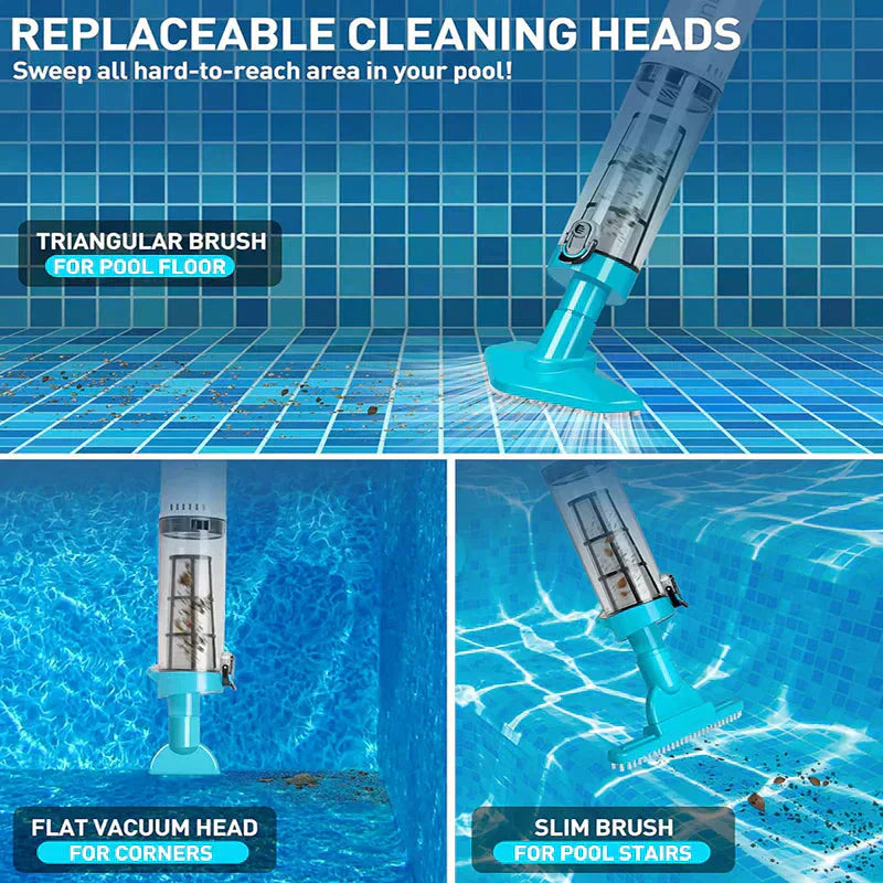 🔥Aspirateur de piscine portatif sans fil 3-en-1