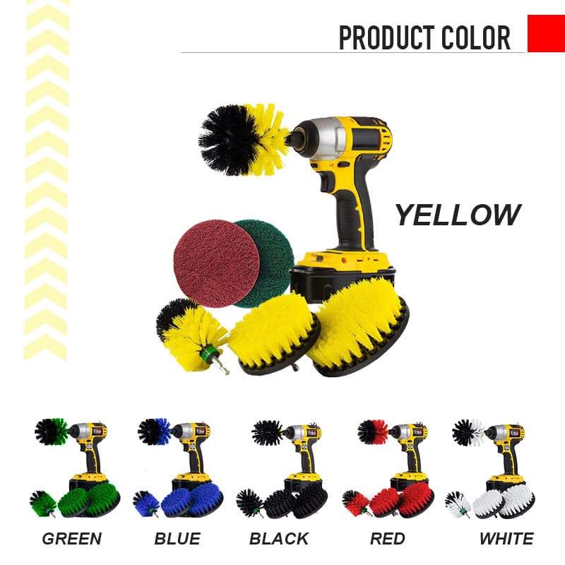 ⏳Offre à durée limitée : 50 % de réduction💥Kit de brosses de nettoyage pour perceuses électriques – Nettoyage en profondeur et polissage faciles ! ✨ Maintenant au prix promotionnel de l'été ! ☀️🧽