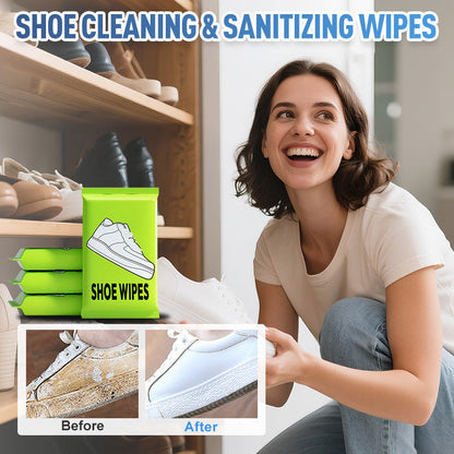 💖🔥 OFFRE ÉCLAIR -50% – Lingettes Nettoyage Express pour Chaussures | Sans Eau, Action ULTRA-EFFICACE !