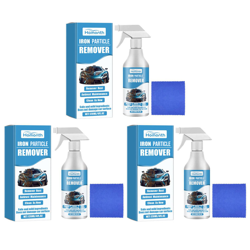 🎁🚗Spray d'élimination de particules de rouille et de fer de voiture✨🔥Achetez 3 obtenez 5 gratuit