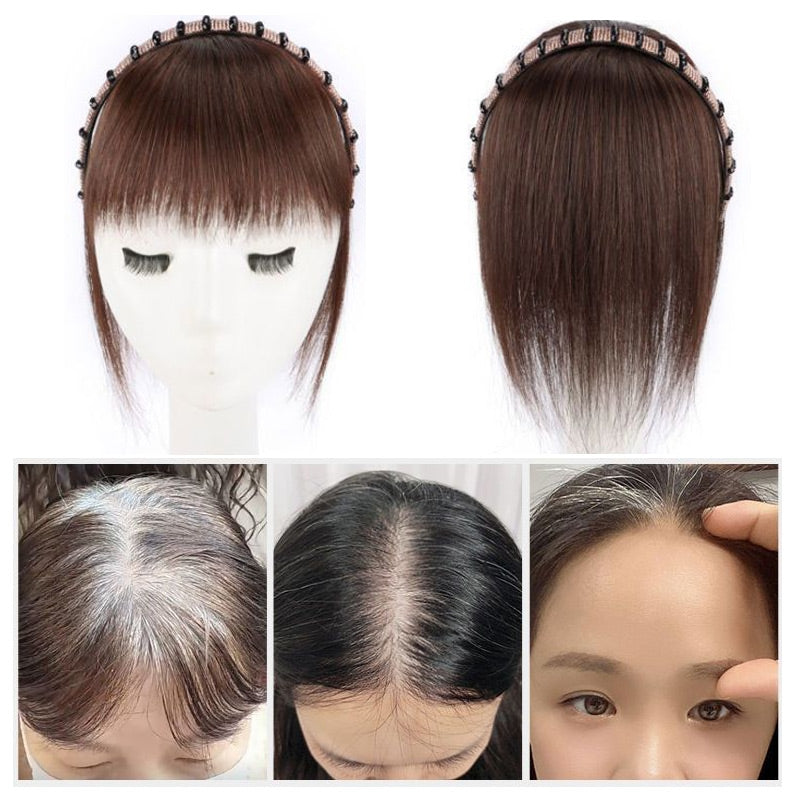 Frange de cheveux artificiels avec bandeau