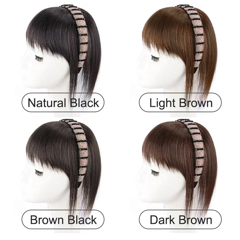 Frange de cheveux artificiels avec bandeau