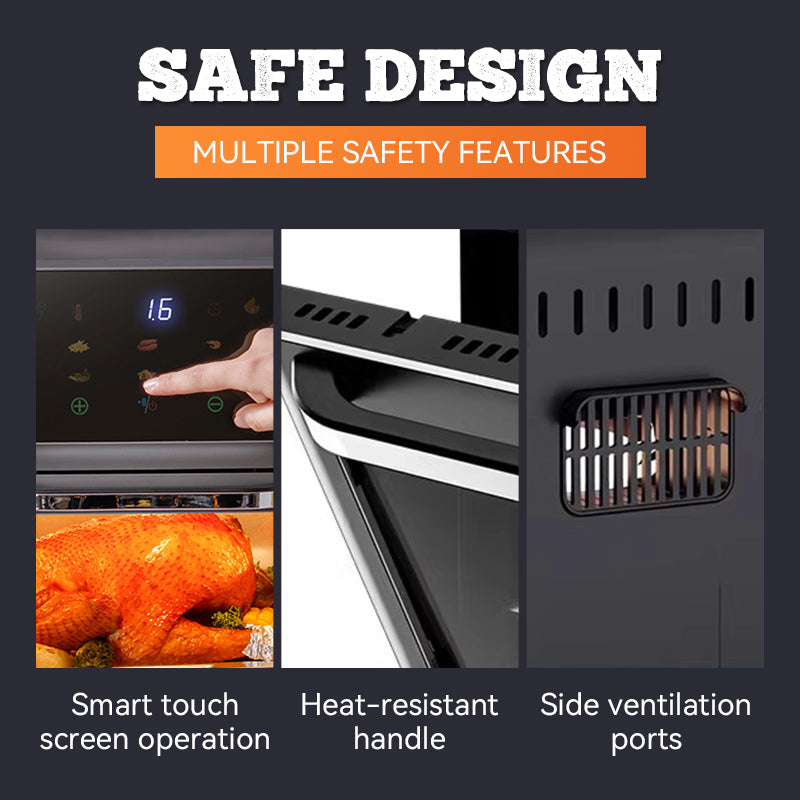 🔥SOLDES 2026🍳🍗Friteuse à air chaud multifonction avec écran tactile | Livraison gratuite✈️