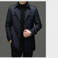 🔥 50 % DE RÉDUCTION ! ✨ Trench-coat long pour homme - Doublure amovible, coupe-vent et déperlant, classique et pratique 🧥🌂