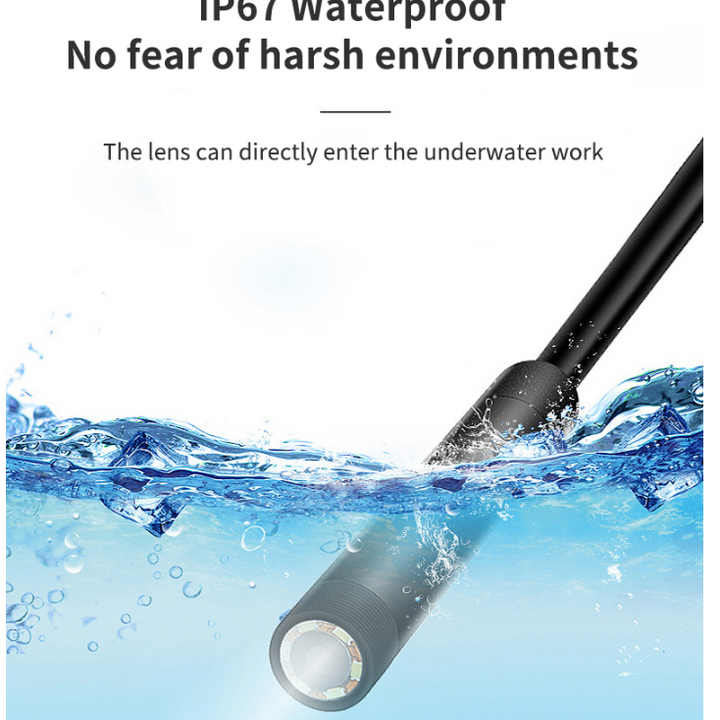 Endoscope étanche haute définition à connexion directe pour téléphones mobiles et ordinateurs