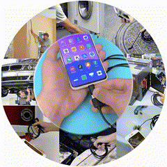 Endoscope étanche haute définition à connexion directe pour téléphones mobiles et ordinateurs