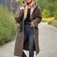 Manteau à Capuche Zippé Tendance avec Poches pour Femme