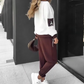 ✨ Ensemble sweat à capuche et pantalon de jogging à blocs de couleurs