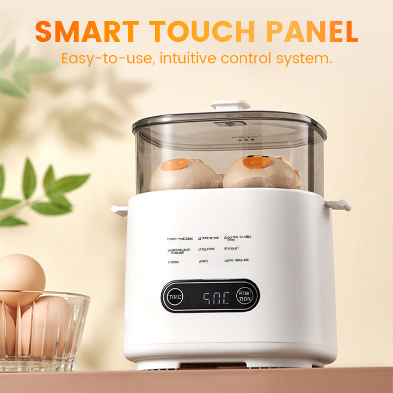 🎁Nouveau design 2026🥚✨Mini-ensemble multifonctionnel pour cuire les œufs avec écran tactile intelligent