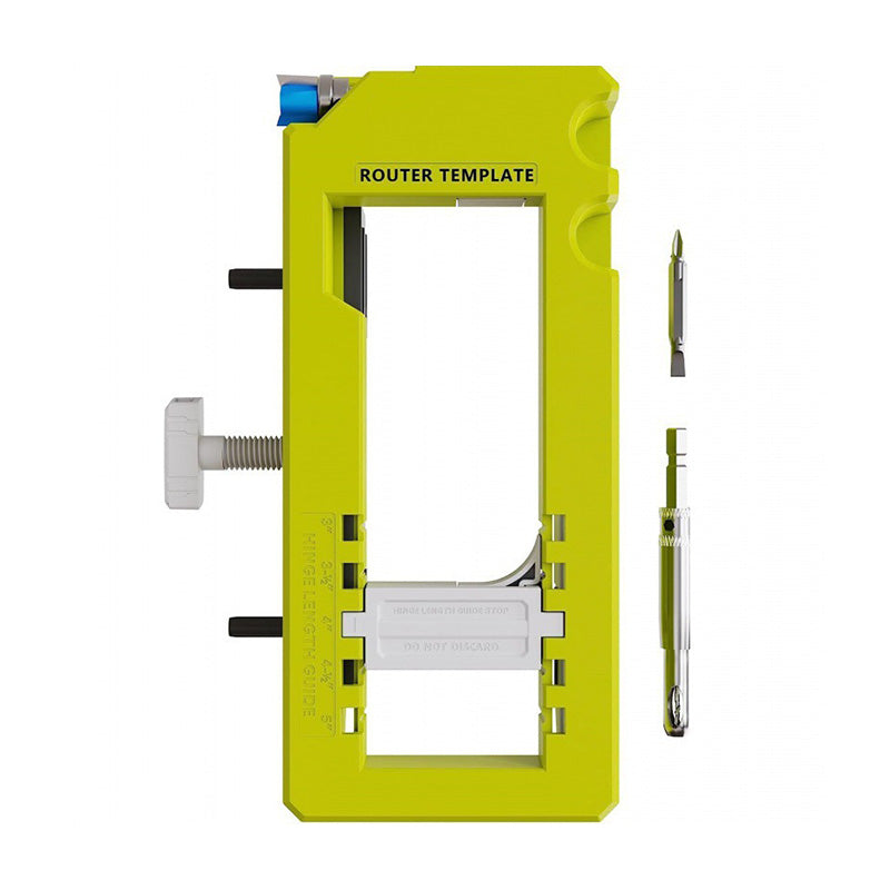 Kit de positionnement pour trou de serrure de porte à charnière