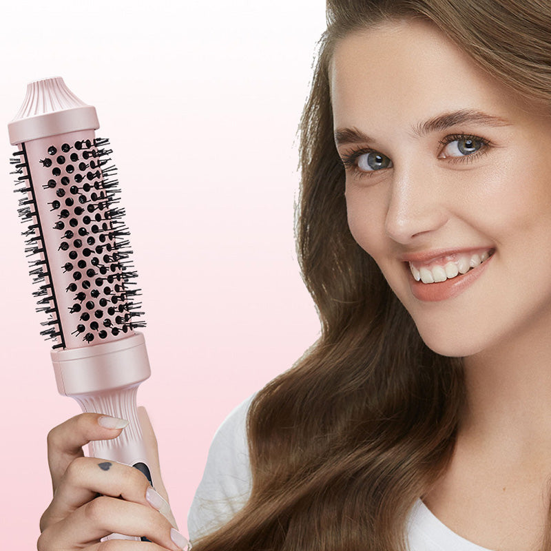 💇‍♀️ 50% DE RÉDUCTION! ✨ Brosse à Cheveux 2-en-1 Volume & Lissage - Technologie Céramique-Tourmaline avec 3 Températures Réglables pour un Style Parfait en 5 Min ⚡🌈