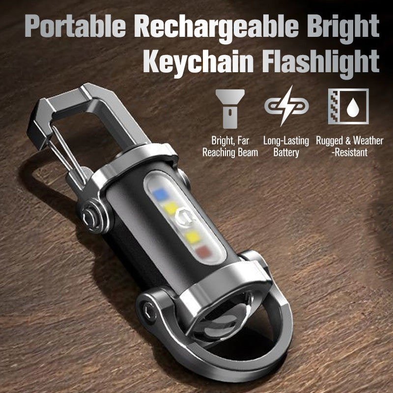 📢📢50% de réduction ! 💡 Lampe de poche porte-clés rechargeable – 7 modes, étanche & ultra-puissante, plus légère qu’une clé ! 🔑