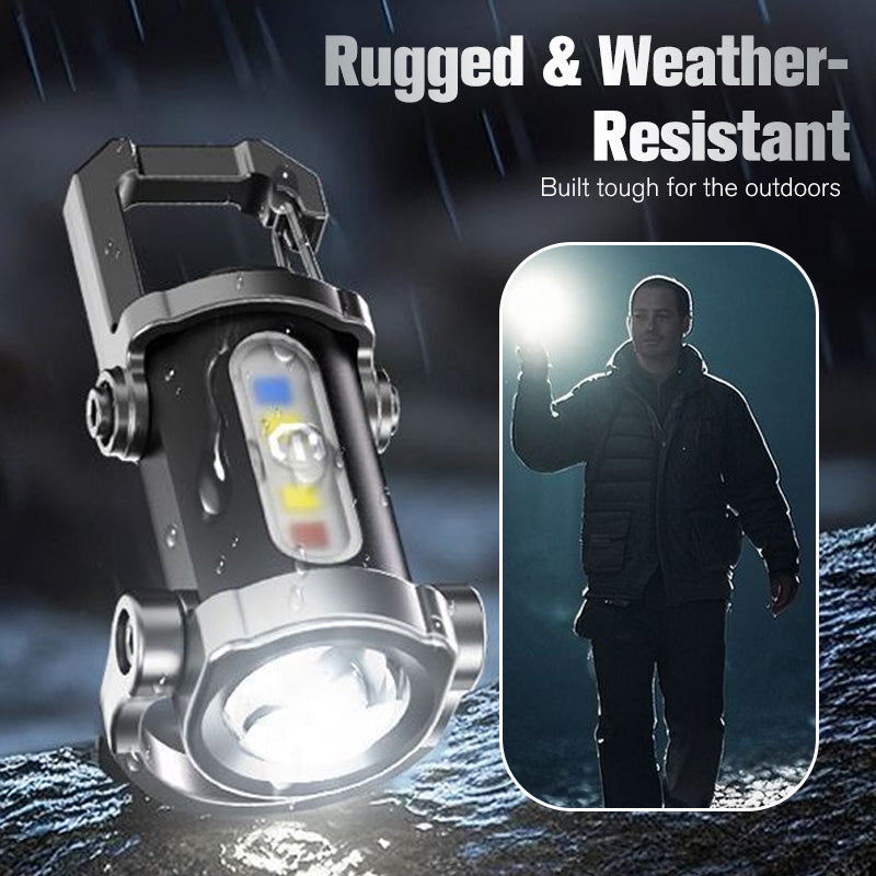 📢📢50% de réduction ! 💡 Lampe de poche porte-clés rechargeable – 7 modes, étanche & ultra-puissante, plus légère qu’une clé ! 🔑