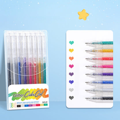 🎨 ✏️ Nouveautés 2026 : 50 % de réduction !! 🎁 Lot de stylos gel pailletés