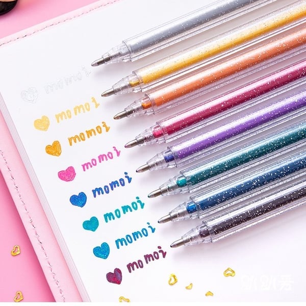 🎨 ✏️ Nouveautés 2026 : 50 % de réduction !! 🎁 Lot de stylos gel pailletés
