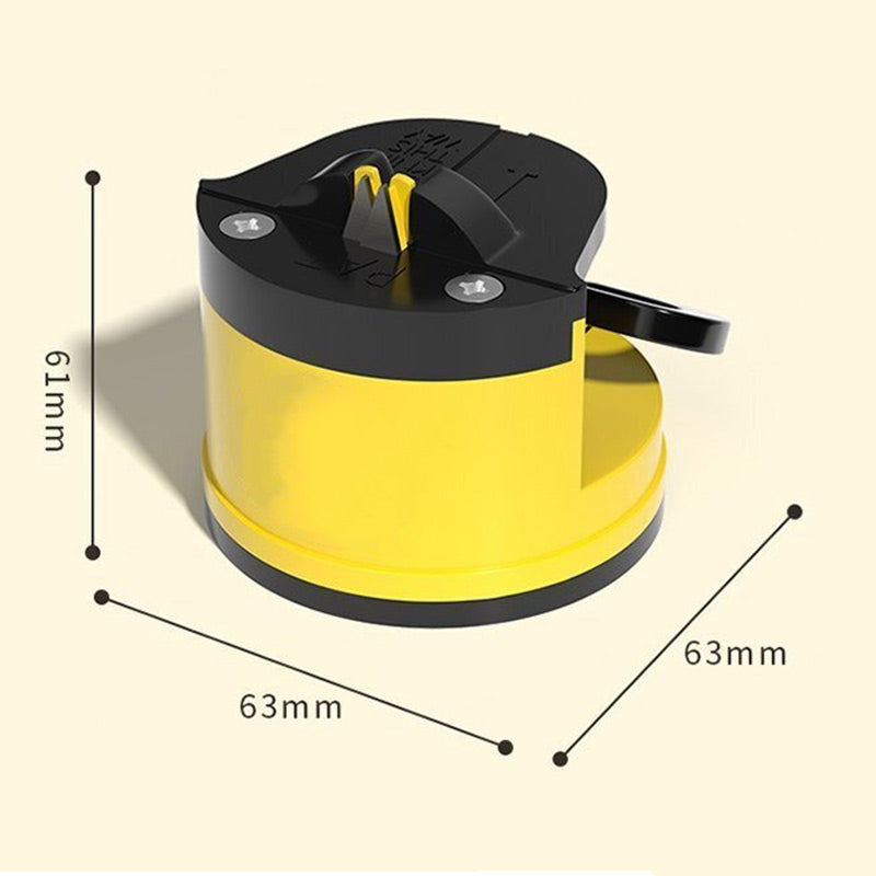 Mini Aiguiseur de Couteaux avec Base à Ventouse