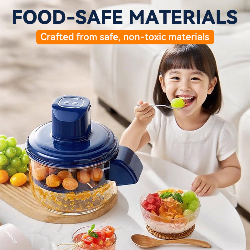 🎄✨50 % DE RÉDUCTION ! 🍇🧄 Éplucheur électrique transparent pour fruits et légumes – Rapide, facile et efficace. Parfait pour les tâches quotidiennes en cuisine !