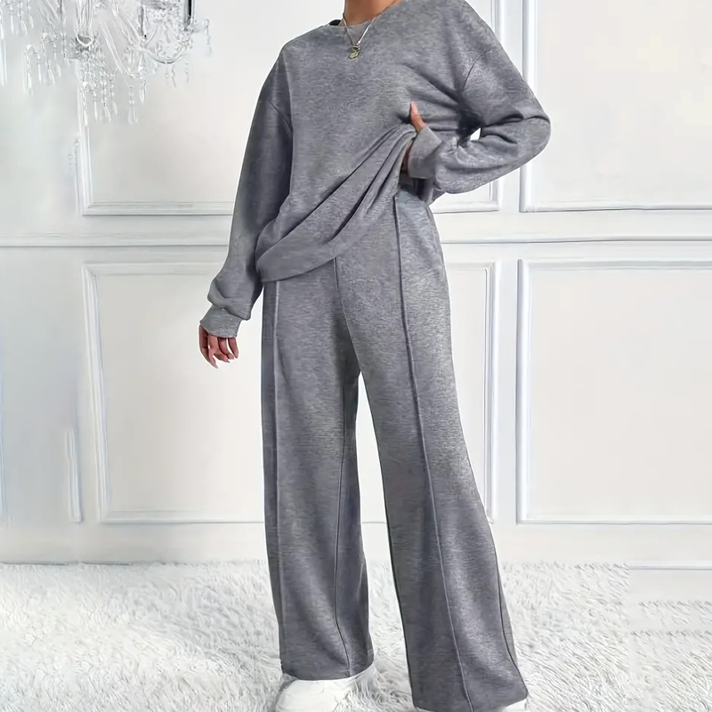 📢📢49 % de réduction！！！📍Ensemble confortable à manches longues et pantalon pour femmes