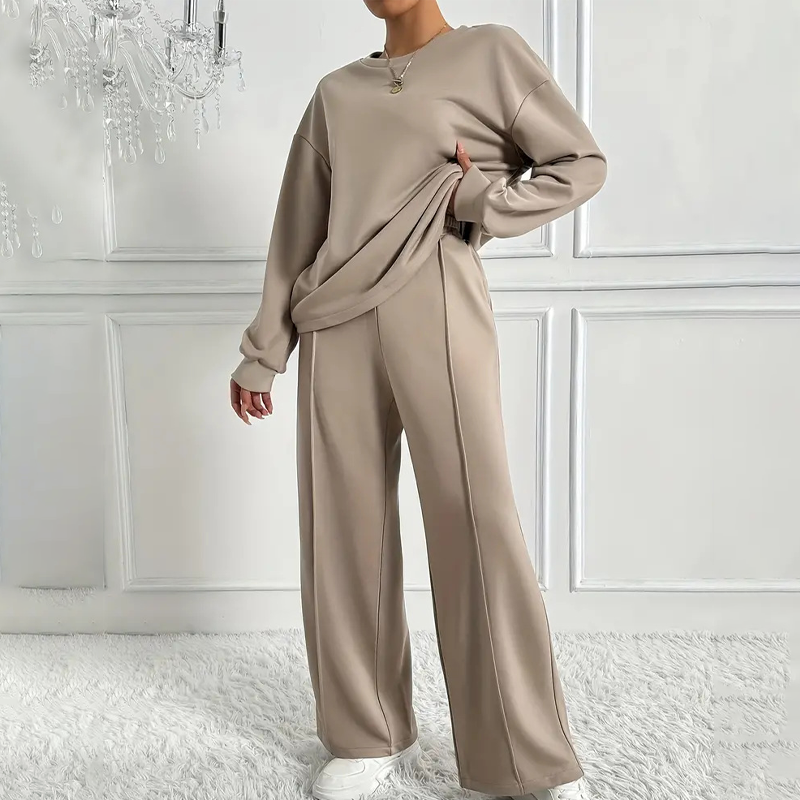 📢📢49 % de réduction！！！📍Ensemble confortable à manches longues et pantalon pour femmes
