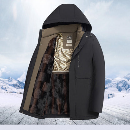 📢 69% DE RÉDUCTION ! ✨ Manteau Hiver Homme Parka Chaud - Isolation Haute Performance avec Capuche Amovible pour Temps Glacials ❄️🧥