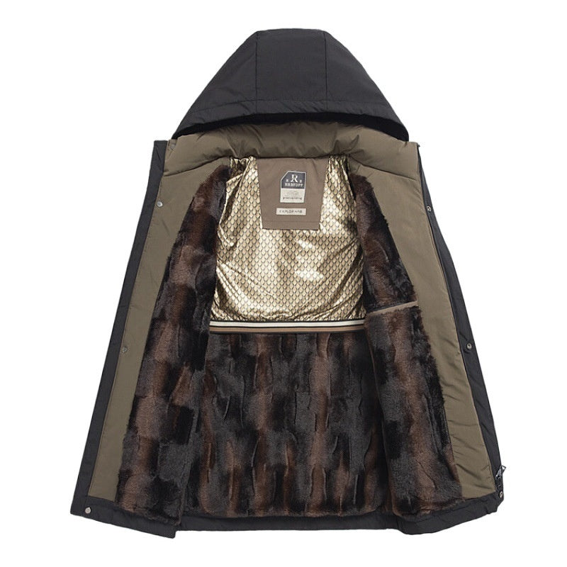 📢 69% DE RÉDUCTION ! ✨ Manteau Hiver Homme Parka Chaud - Isolation Haute Performance avec Capuche Amovible pour Temps Glacials ❄️🧥
