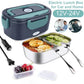 Ensemble Portable 2-en-1 pour Boîte à Lunch - Double Tension 60W, Chauffage Rapide et 7 Pièces