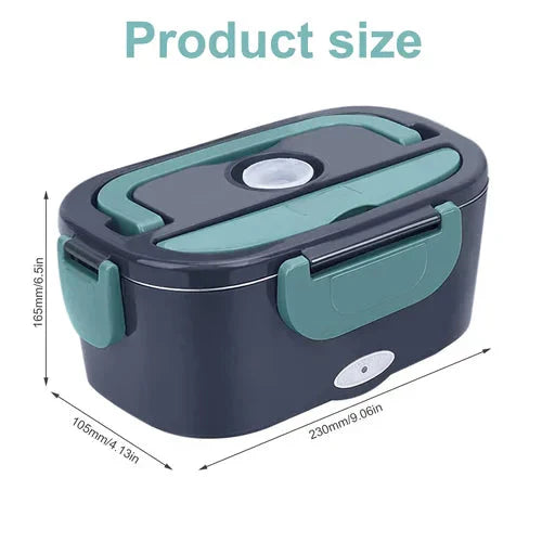 Ensemble Portable 2-en-1 pour Boîte à Lunch - Double Tension 60W, Chauffage Rapide et 7 Pièces