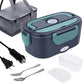 Ensemble Portable 2-en-1 pour Boîte à Lunch - Double Tension 60W, Chauffage Rapide et 7 Pièces