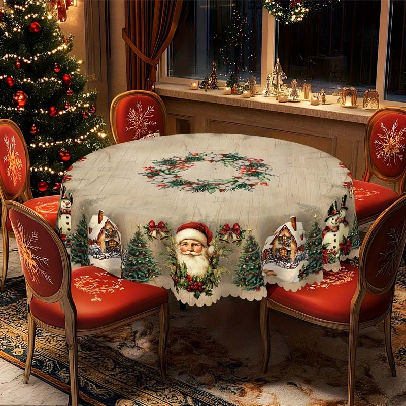 🎁Offre exceptionnelle Black Friday – 50 % de réduction !🎄Nappe de Noël – Décoration de table festive pour la table de Noël et les fêtes, lavable
