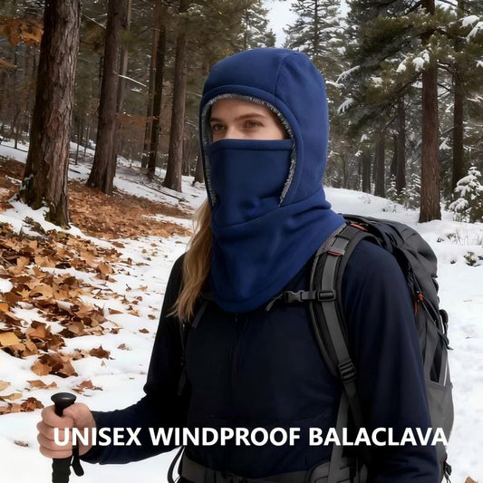 🧣 50% DE RÉDUCTION! ✨ Cagoule Unisexe Coupe-Vent - Matière Polaire Respirante avec Protection Visage Intégrale pour Sports d'Hiver ❄️🔒