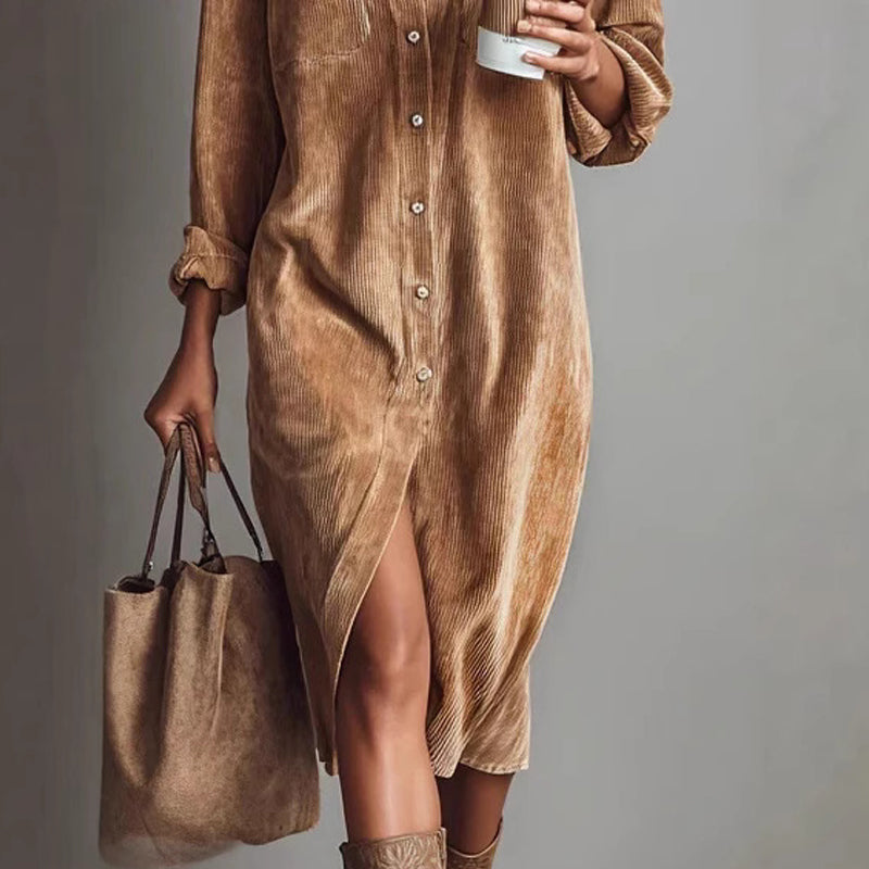 📢📢 50% DE RÉDUCTION ! ✨Robe chemise décontractée pour femmes